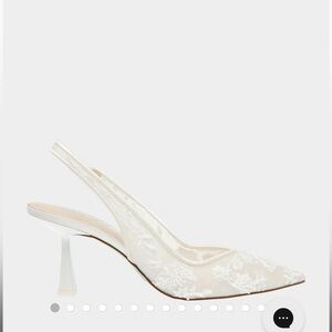 Betsy Johnson Nikki Ivory Slingback Heels